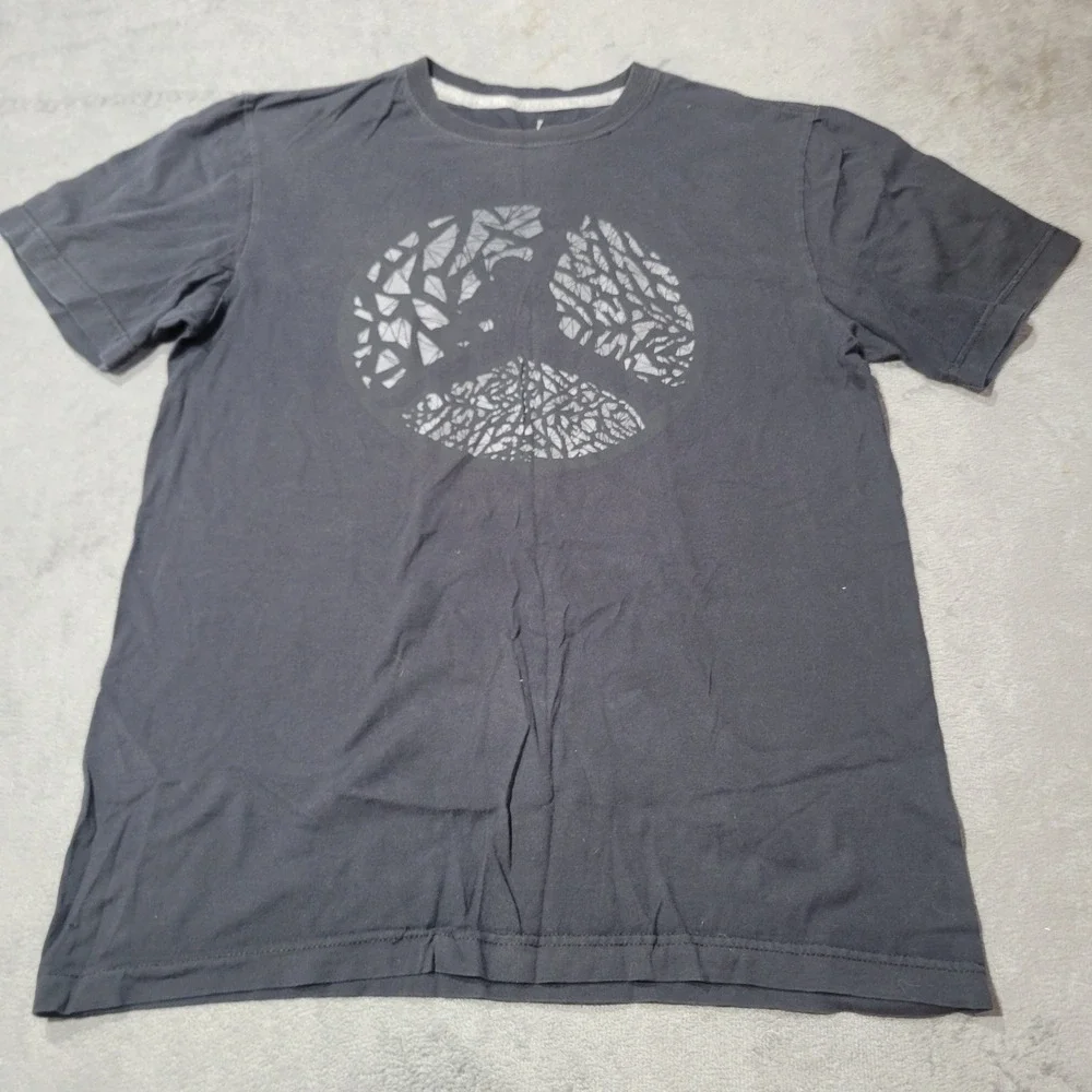 Jordan T-Shirt Mens Small‎ Black Jumpman Elephant Print Graphic Tee Streetwear